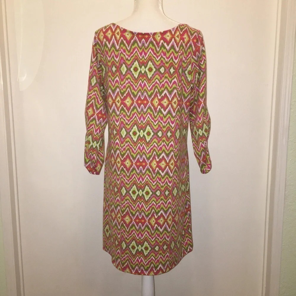 Soybu Sz Xl Multi-Color Print Scoop Neckline Dress - image 7